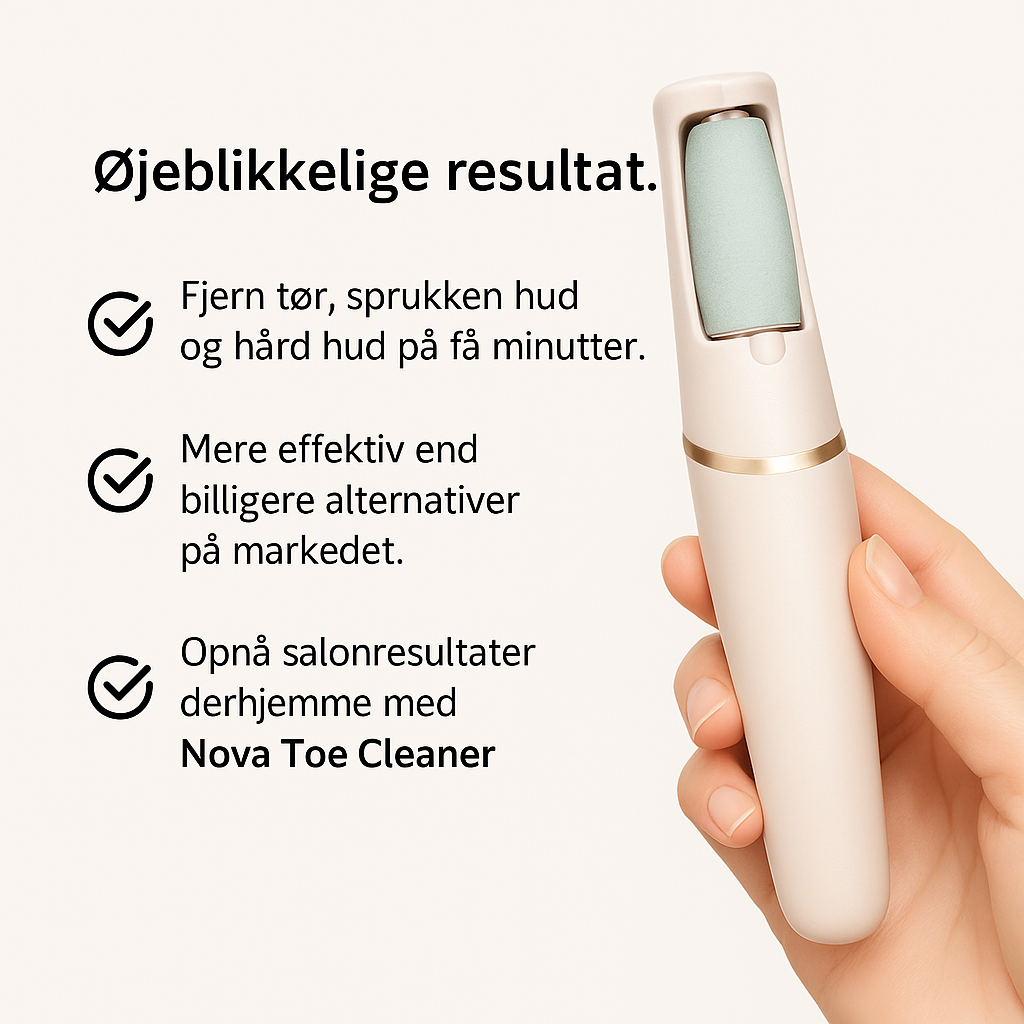 Nova Toe Cleaner™ | Silkebløde fødder på få minutter – garanteret!