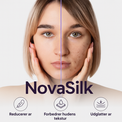 NovaSilk - Glattere hud og mindre synlige ar
