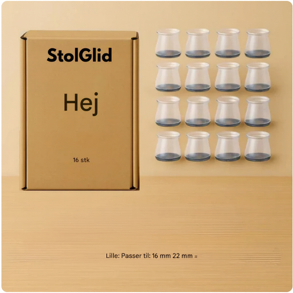 StolGlid - Stille stole, ridsefrie gulve