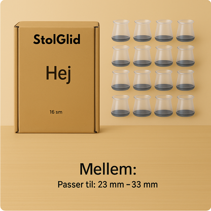 StolGlid - Stille stole, ridsefrie gulve