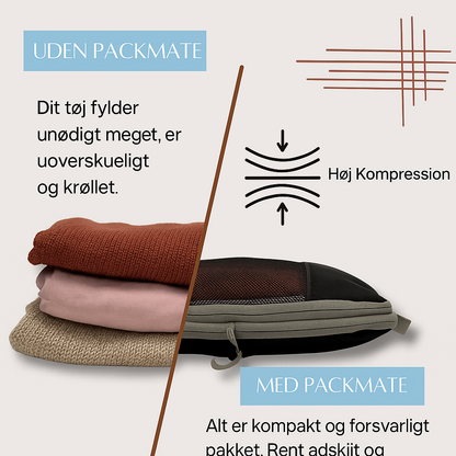 PackMate - 6 stk. sæt komprimerbar taske