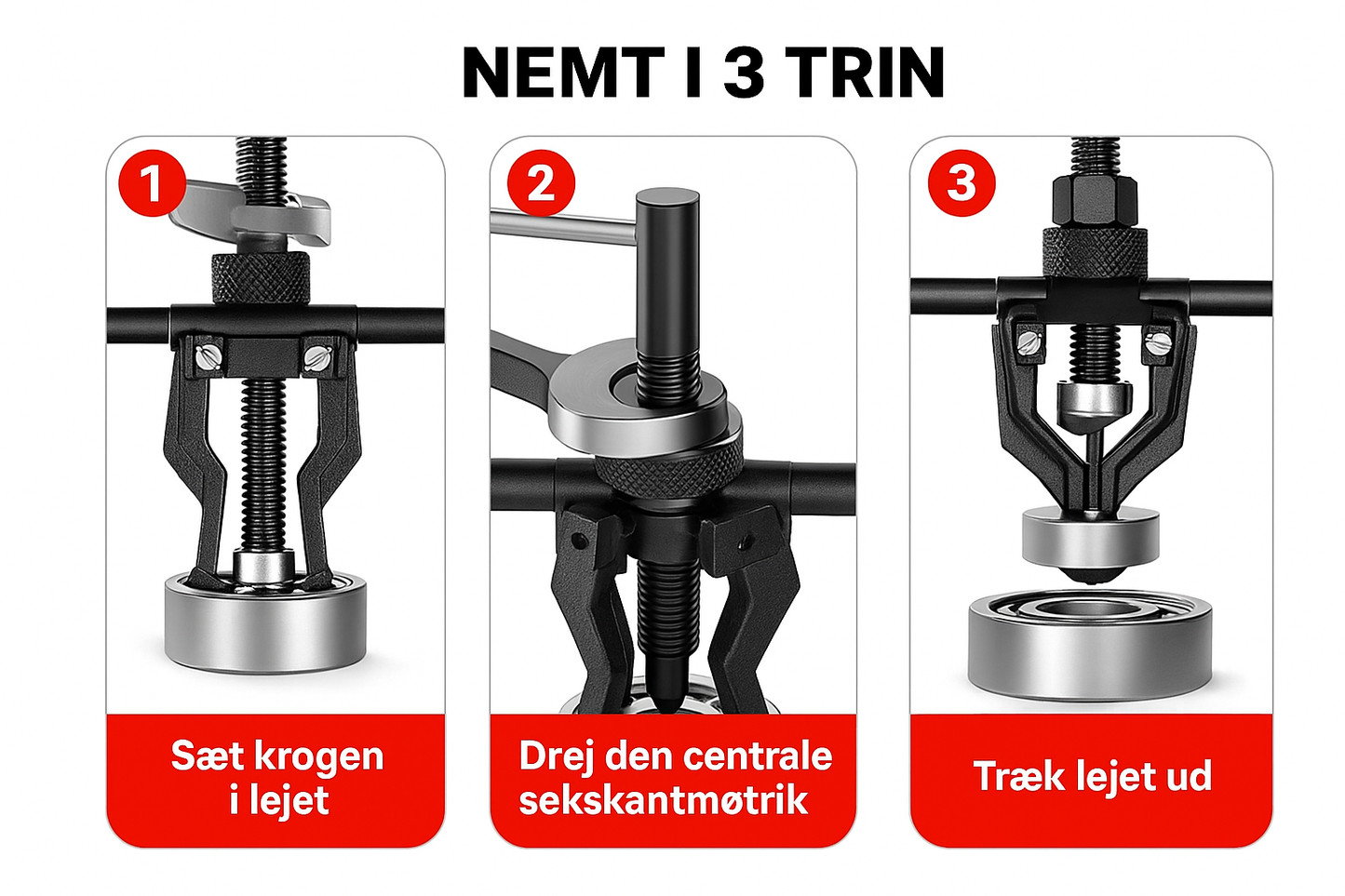 Novora MultiKlo™ – Smart 3-arms trækker