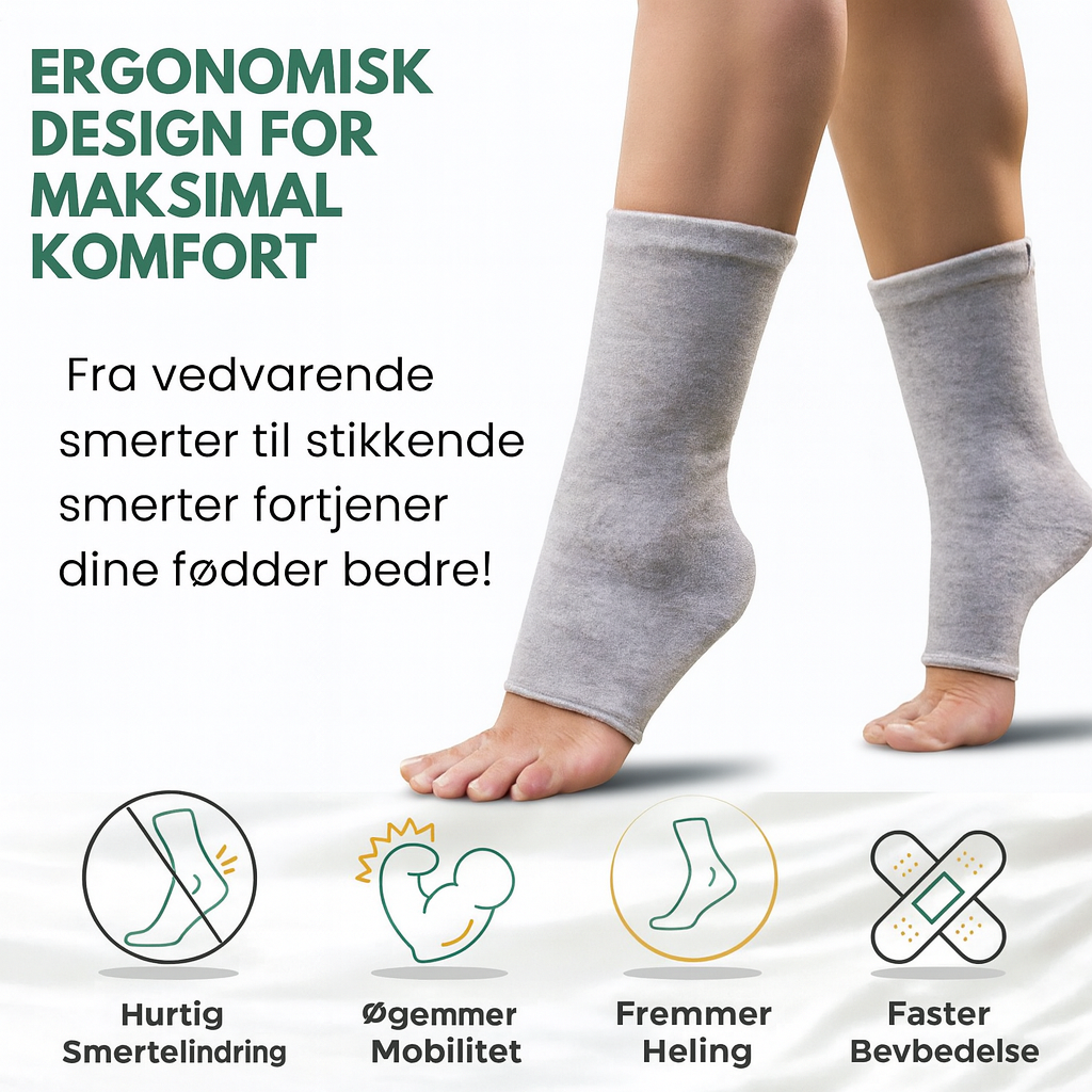 Nova Sock™ - Åndbar Komfort og Fugttransporterende Støtte til Fødderne