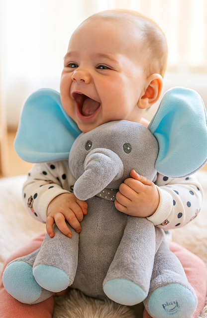 Nova Squoosh™ – din musikalske baby-elefantven med varme kram