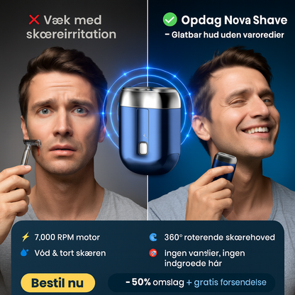 Nova Shave™ – Glat hud på sekunder, uden irritation