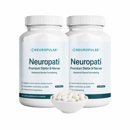 NeuroPulse™ nerve-support | Sig farvel til brændende og følelsesløse nervesmerter på kun 3 dage!
