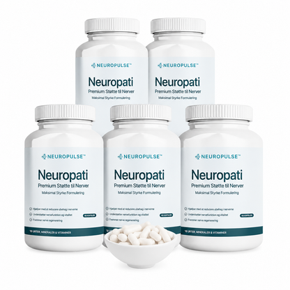 NeuroPulse™ nerve-support | Sig farvel til brændende og følelsesløse nervesmerter på kun 3 dage!