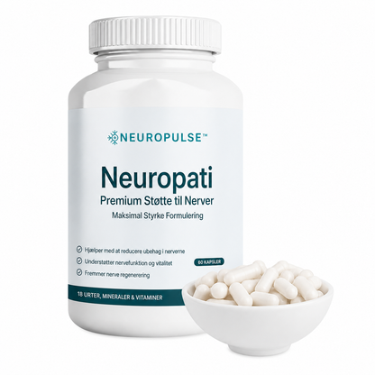 NeuroPulse™ nerve-support | Sig farvel til brændende og følelsesløse nervesmerter på kun 3 dage!
