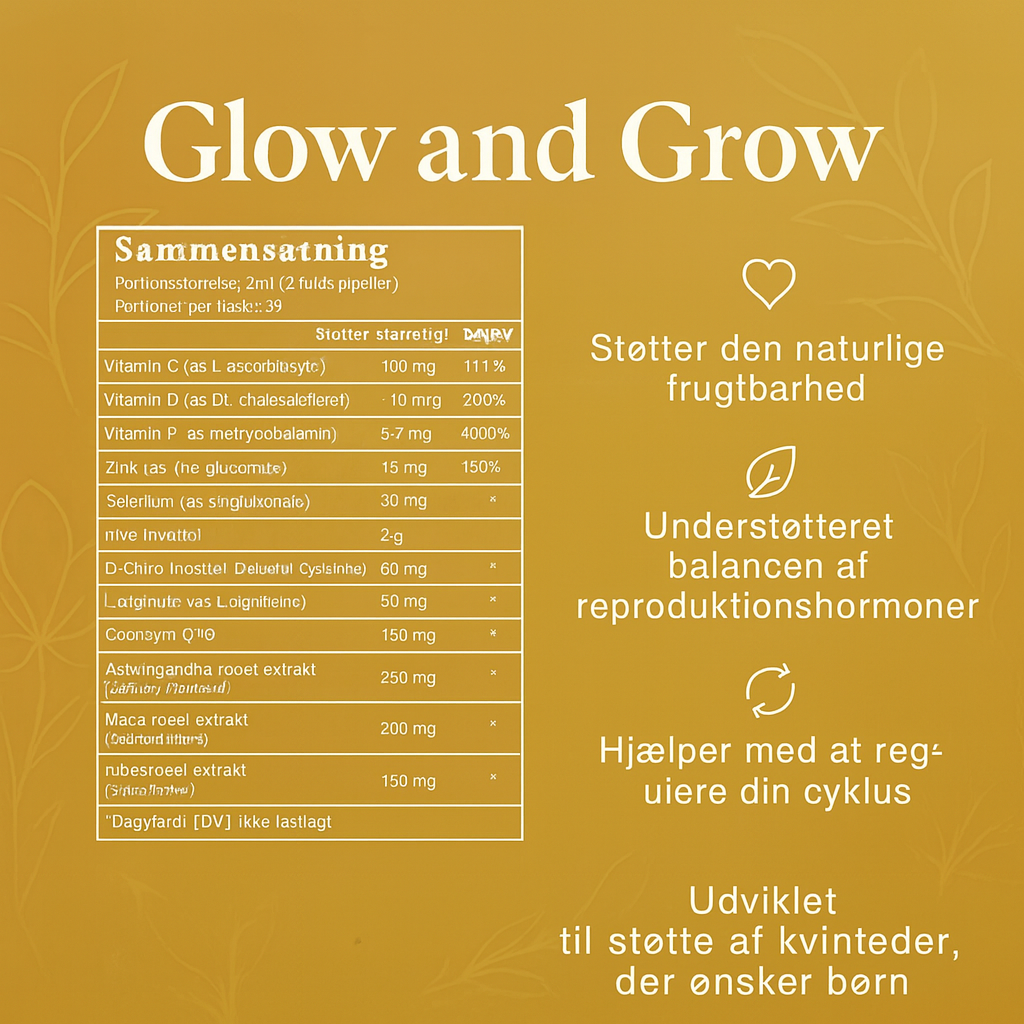 NovaGrow™ | Naturlige fertilitetsdråber til kvinder – Balance, ro & fornyet håb
