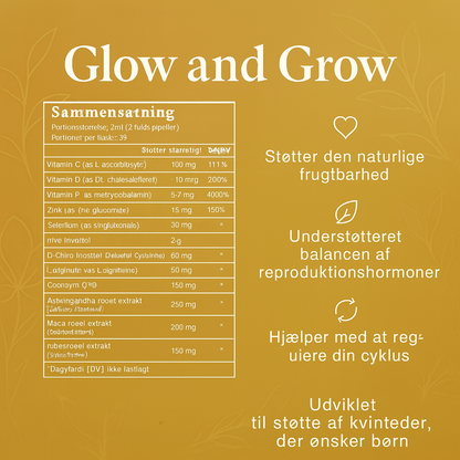 NovaGrow™ | Naturlige fertilitetsdråber til kvinder – Balance, ro & fornyet håb