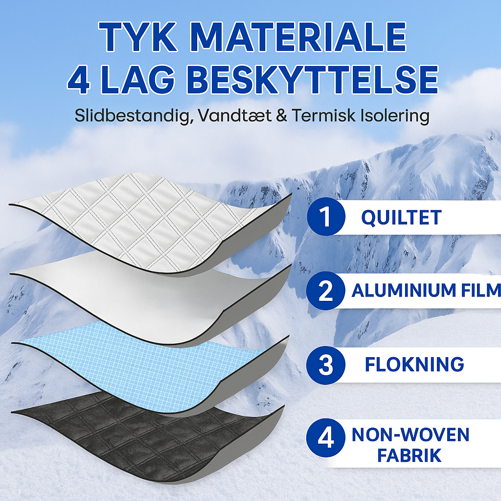 NovaFrost™ | Magnetisk bilovertræk – beskytter mod sne, is og sol hele året