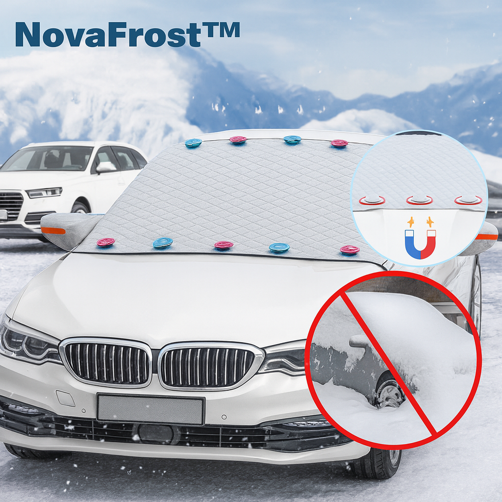 NovaFrost™ | Magnetisk bilovertræk – beskytter mod sne, is og sol hele året