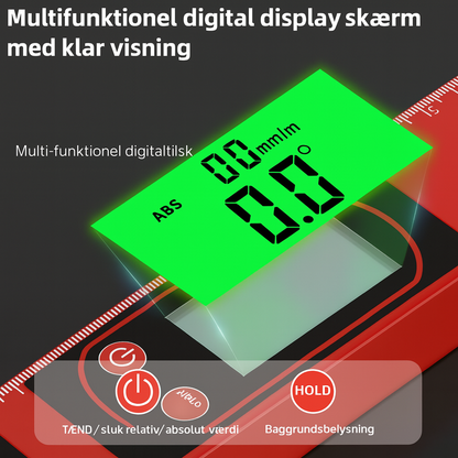 NovaMeasure™ | Smart digital vaterpas med magnetisk base og LCD-display