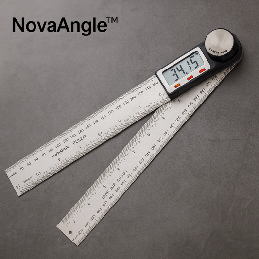 NovaAngle™ | Digital gradmåler og lineal med LCD-display – 360° præcision i dine hænder