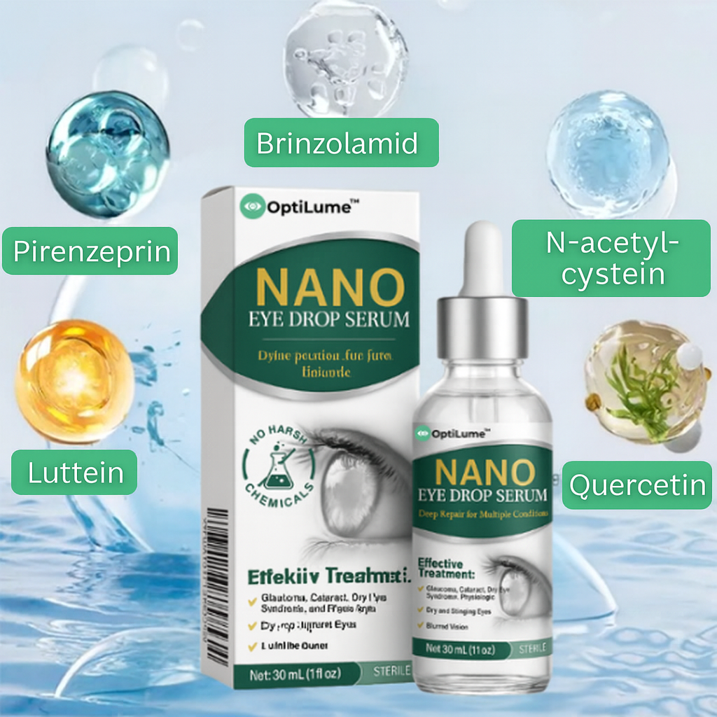 OptiLume™ | Genskab 98% skarpere syn med blot én dråbe