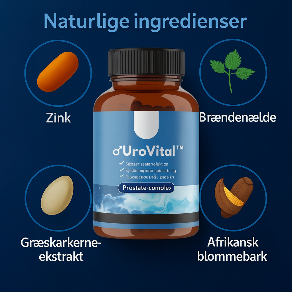 UroVital™ – Naturlig Lindring for Prostata & Urinveje