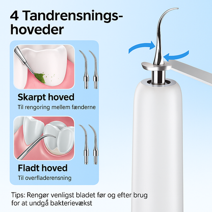NovaDento™ – Ultralydsplak- og tandstensfjerner for et sundt, hvidt smil