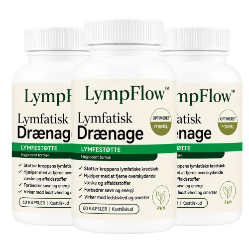 LympFlow™ Afstopningskapsler | Eliminer 96% af hævelsen på 36 timer, før den tager din frihed
