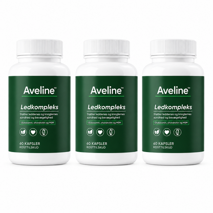 Aveline™ Joint Complex™ | Originalen med UC-II kollagen, hyaluronsyre, MSM og Boswellia