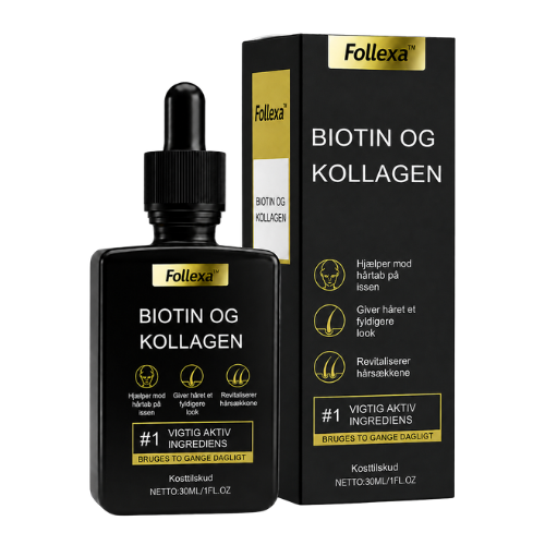 Follexa™ | Reducér synligt hårtab og få fyldigere hår på bare 5 dage