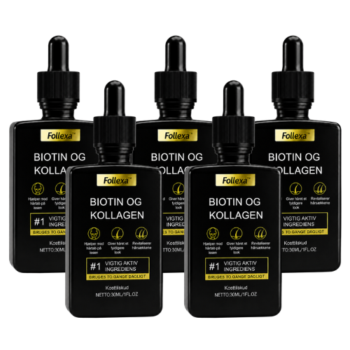 Follexa™ | Reducér synligt hårtab og få fyldigere hår på bare 5 dage