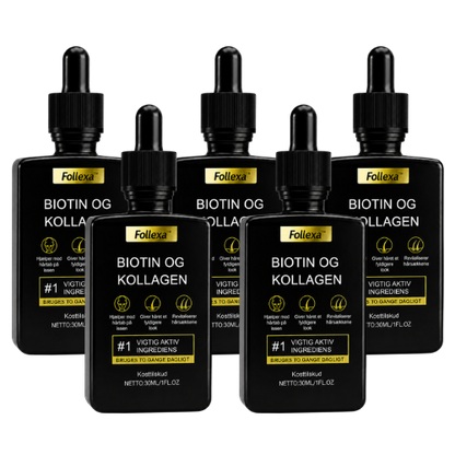 Follexa™ | Reducér synligt hårtab og få fyldigere hår på bare 5 dage