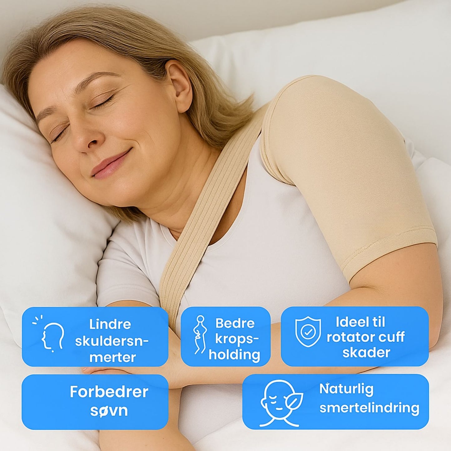 OrthoSleeve™ | Fjern Skuldersmerter På Kun 1 Dag og Sov Uden Smerte