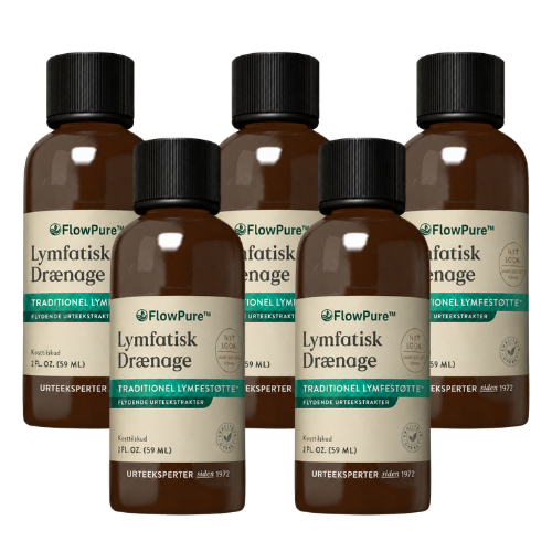 FlowPure™ lymfedræningsdråber | naturlig støtte mod væskeophobning i ansigt, mave og ben
