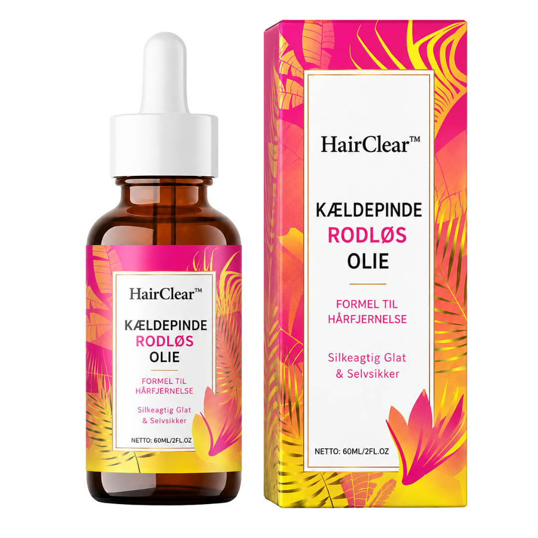 HairClear™ | Tag kontrollen over uønsket hårvækst, reducer genvæksten med op til 96 % på 2 uger!