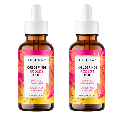 HairClear™ | Tag kontrollen over uønsket hårvækst, reducer genvæksten med op til 96 % på 2 uger!