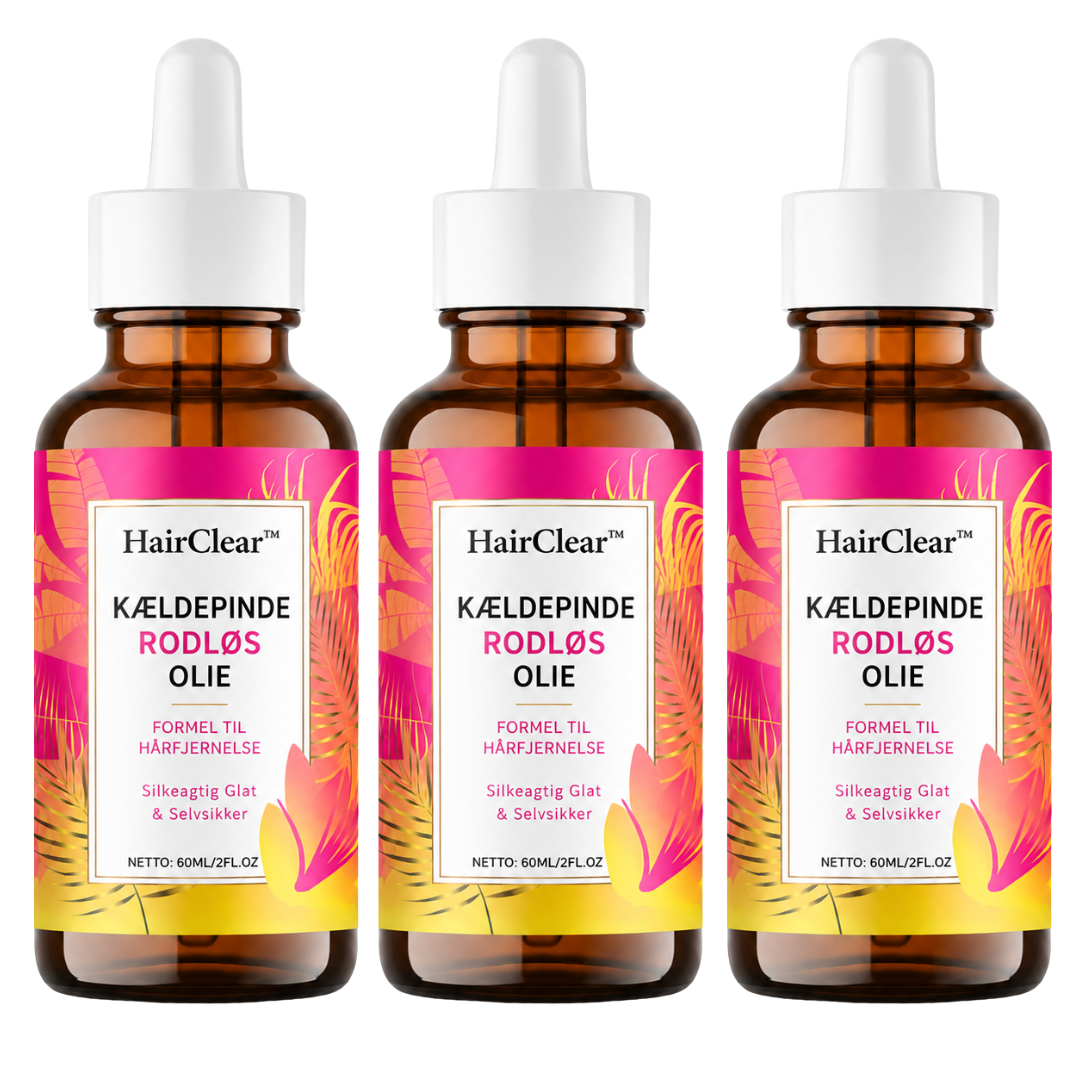 HairClear™ | Tag kontrollen over uønsket hårvækst, reducer genvæksten med op til 96 % på 2 uger!