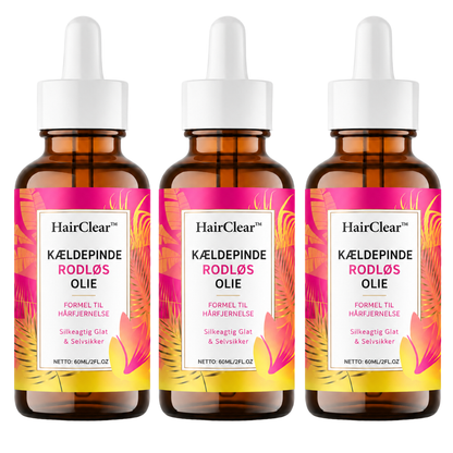 HairClear™ | Tag kontrollen over uønsket hårvækst, reducer genvæksten med op til 96 % på 2 uger!