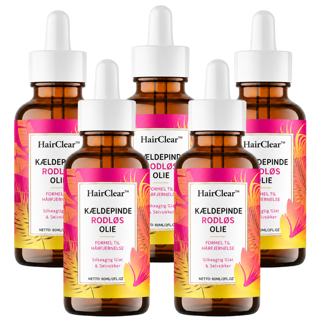HairClear™ | Tag kontrollen over uønsket hårvækst, reducer genvæksten med op til 96 % på 2 uger!