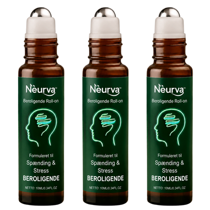 Neurva™ Beroligende roll-on | Behandl migræne og spændingshovedpine naturligt
