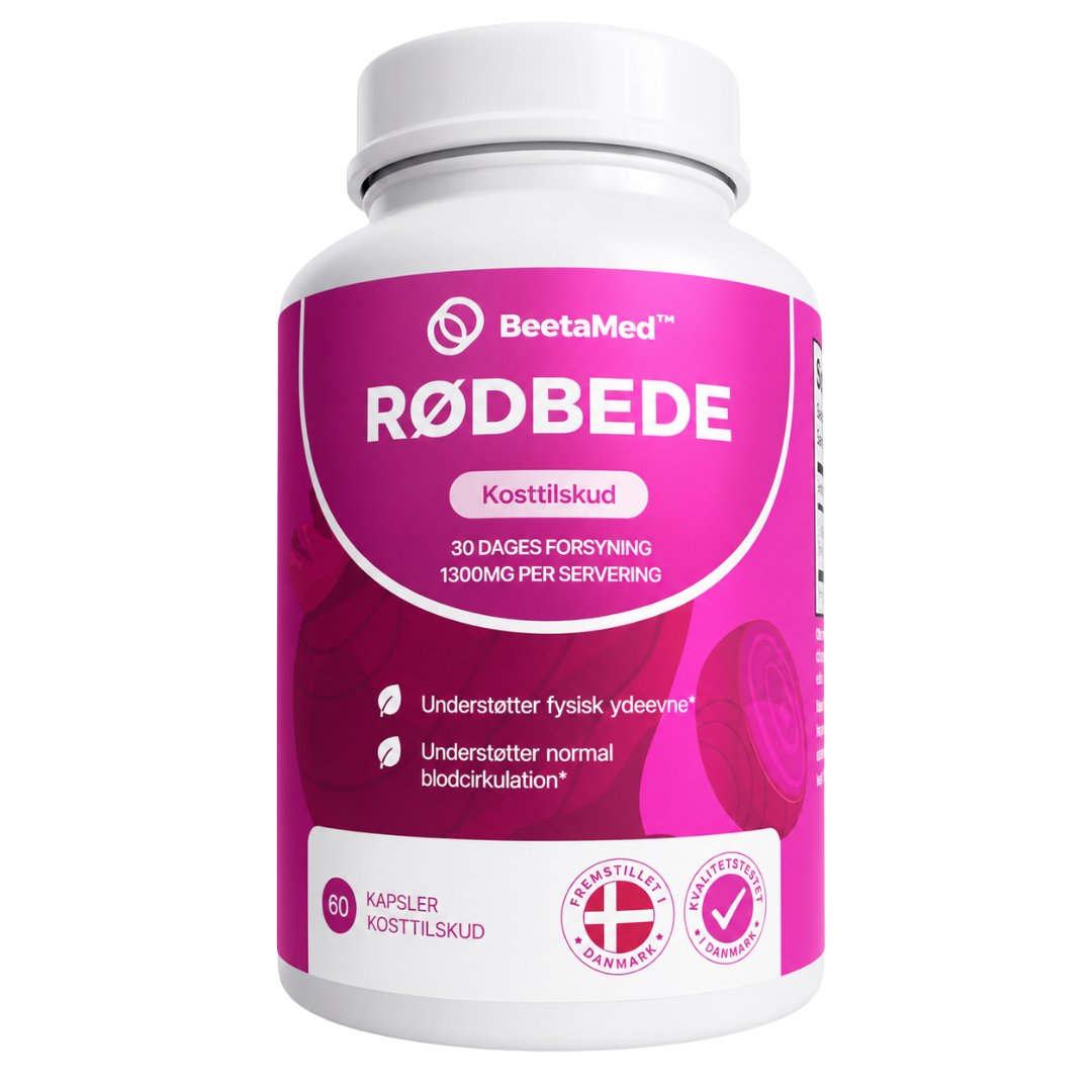 BeetaMed™ Rødbedekapsler | Understøtter sund blodcirkulation, ledkomfort og vitalitet