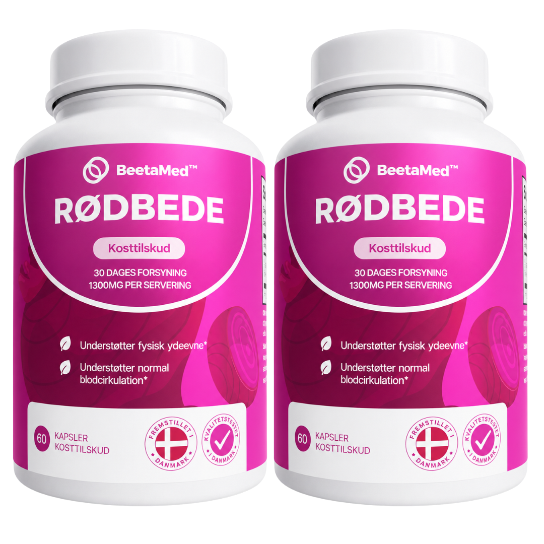 BeetaMed™ Rødbedekapsler | Understøtter sund blodcirkulation, ledkomfort og vitalitet