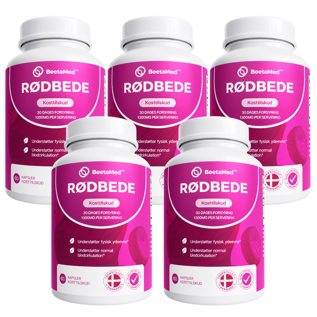 BeetaMed™ Rødbedekapsler | Understøtter sund blodcirkulation, ledkomfort og vitalitet