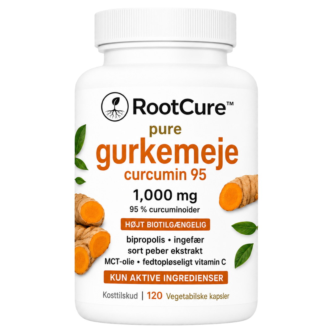 RootCure™ Gurkemeje Curcumin-kapsler (1.000 mg)