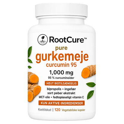 RootCure™ Gurkemeje Curcumin-kapsler (1.000 mg)