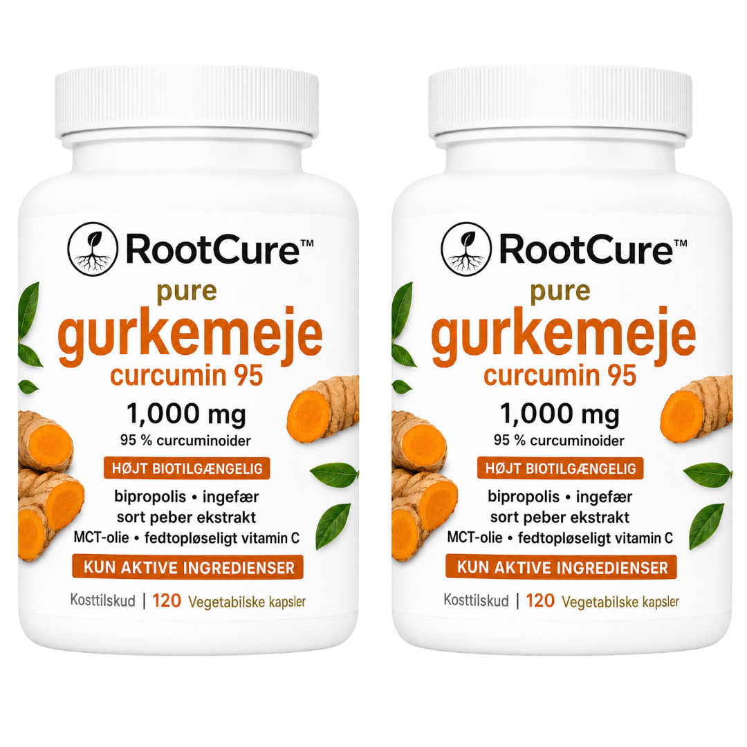 RootCure™ Gurkemeje Curcumin-kapsler (1.000 mg)