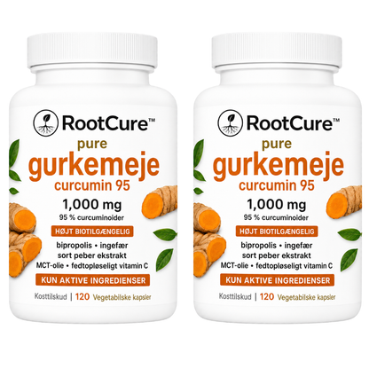 RootCure™ Gurkemeje Curcumin-kapsler (1.000 mg)