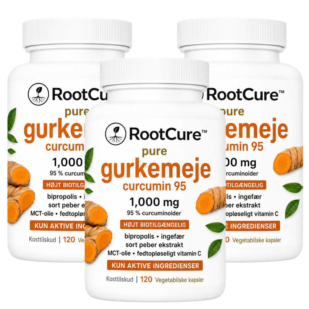 RootCure™ Gurkemeje Curcumin-kapsler (1.000 mg)