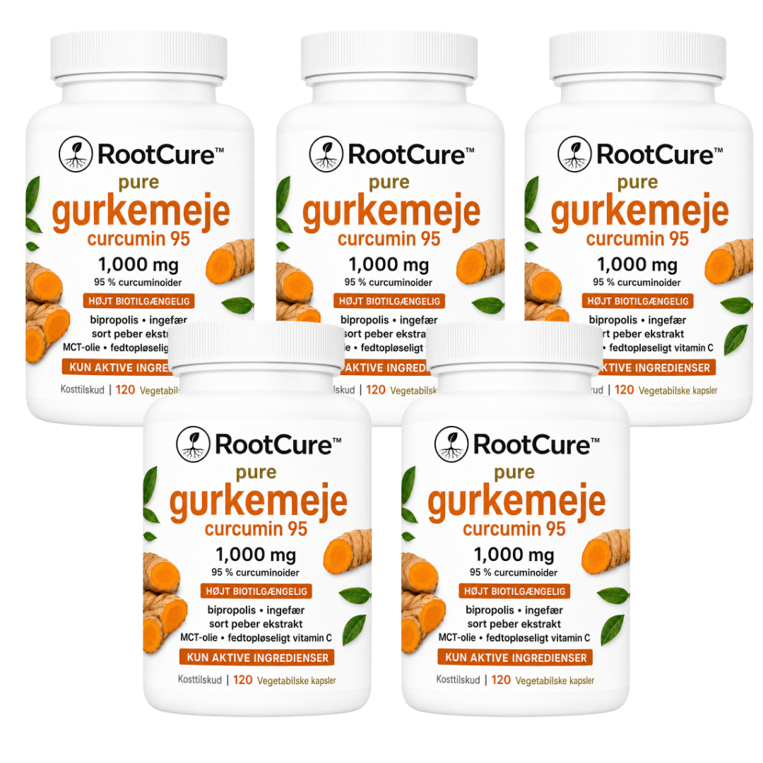 RootCure™ Gurkemeje Curcumin-kapsler (1.000 mg)