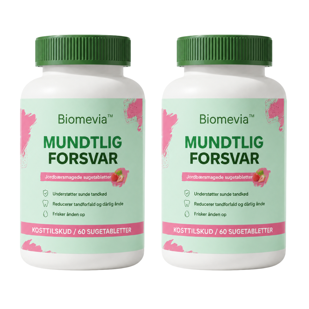 Biomevia™ Mundtlig Forsvar kosttilskud til tilbagetrukket tandkød