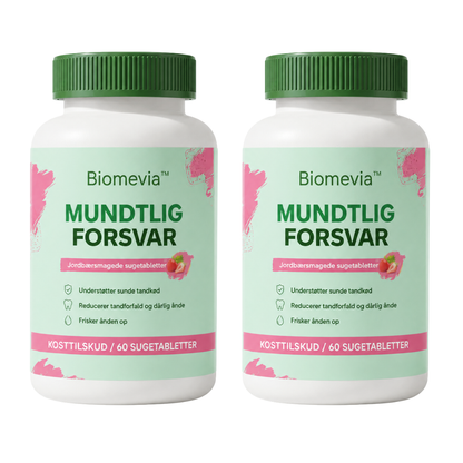 Biomevia™ Mundtlig Forsvar kosttilskud til tilbagetrukket tandkød