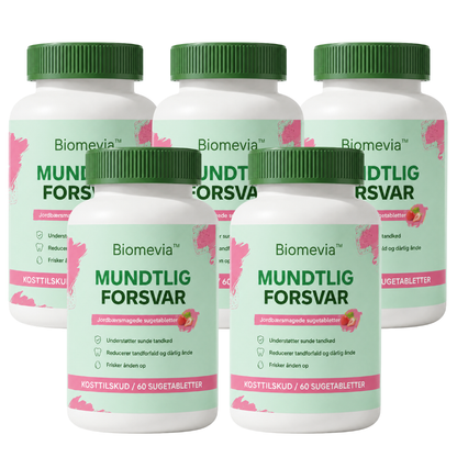 Biomevia™ Mundtlig Forsvar kosttilskud til tilbagetrukket tandkød