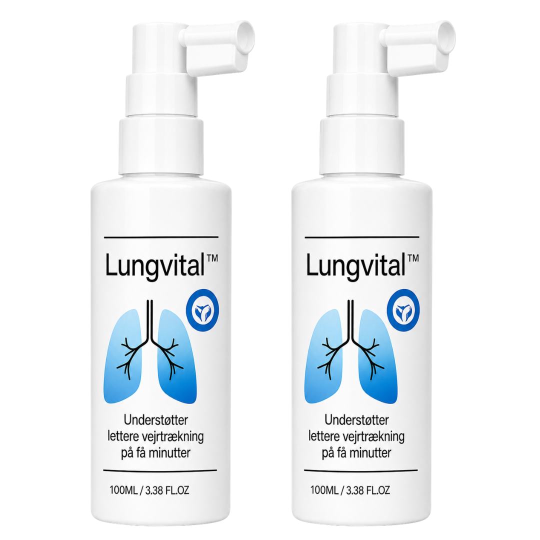 Lungvital™-spray | Fjern op til 97 % af slimen på 3 dage!