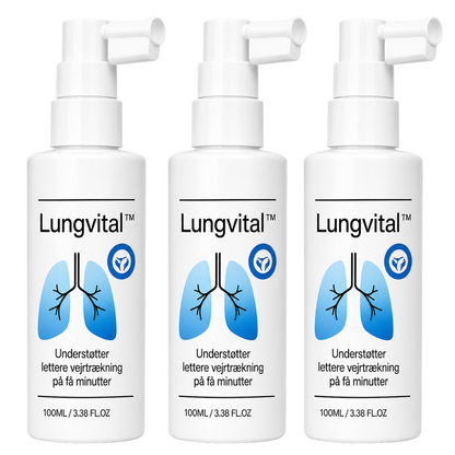 Lungvital™-spray | Fjern op til 97 % af slimen på 3 dage!
