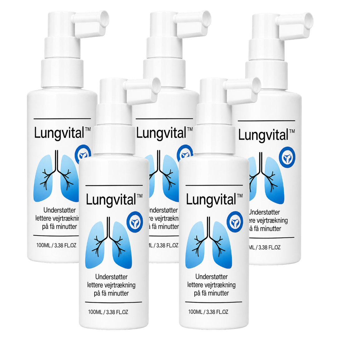 Lungvital™-spray | Fjern op til 97 % af slimen på 3 dage!