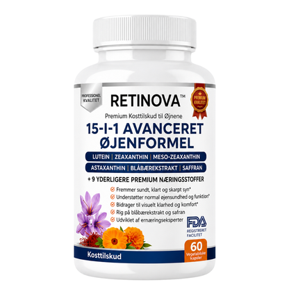 Retinova™ | 15-i-1 avanceret øjenformel